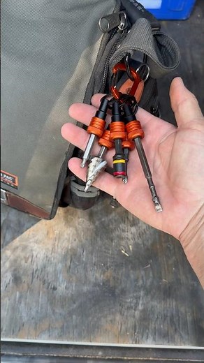 Keychain bit holders from Railer tools #tools