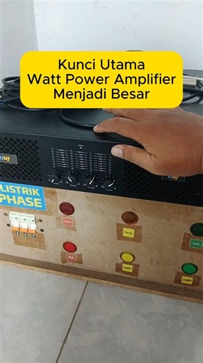 KUNCI UTAMA WATT POWER AMPLIFIER MENJADI BESAR #poweramplifier #allaudio #amplifier #amplifiers
