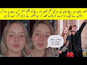 Tiktoker Hafsa Khan Huge Fight with Rabeeca Khan and Hussain Tareen| Hafa Khan Live