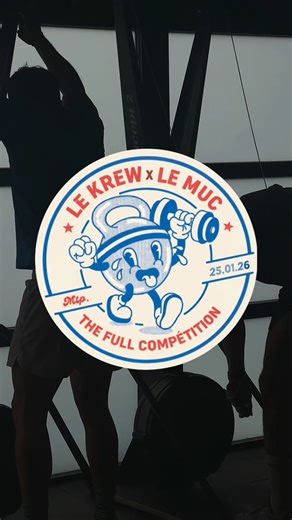 Le KREW on Instagram: "LE KREW x LE MUC « THE FULL COMPÉTITION » 🔥 NOUVELLE ANNÉE. NOUVELLE SIMULATION. NOUVELLE DIMENSION🔥 Montpellier, prépare-toi. Pour débuter 2026, le KREW voit grand et s’associe au MUC, acteur majeur du sport sur Montpellier pour te proposer une simulation XXL, dans les conditions réelles d’une vraie course, à la sauce KREW!🌶️ 📅 Dimanche 25 janvier Adresse: Complexe sportif Albert Batteux, 150 rue François-Joseph Gossec, 34070 Montpellier 👉 Le WOD ? ➡️ pas de surprise