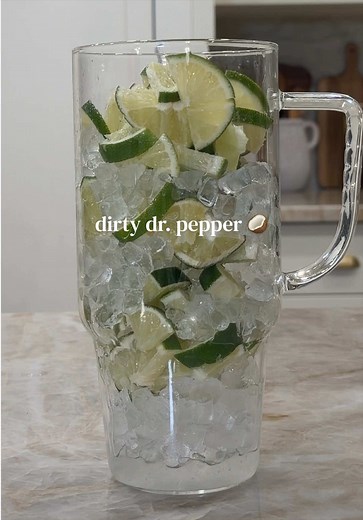 Dirty Coconut Dr. Pepper soda restock 🍋‍🟩🥥🧊 so happy I found this flavor of Dr. Pepper again it’s the goat #drinkstomakeathome #easydrinksideas #drinkrecipe #beveragegirlies #dirtysoda