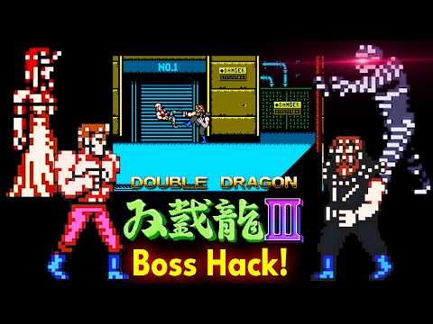 DOUBLE DRAGON III BUT I Play As BOSS (NES Hack Gameplay)