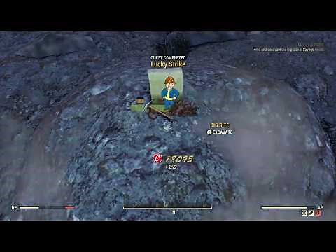 Where to Find the Dig Site in the Savage Divide - Lucky Strike - Fallout 76