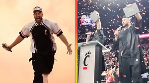 51K views · 651 reactions | Travis and Jason Kelce bring 'New Heights' to their hometown! The brothers returned to their alma mater, University of Cincinnati, for a live taping of their popular podcast. | Entertainment Tonight | Facebook