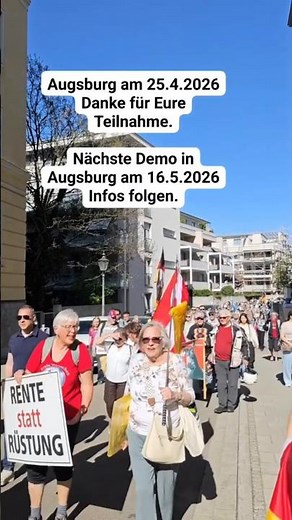Demonstration in Augsburg 🚨 Take a close look at this banner…