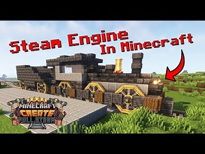How to Build a Steam Engine in Minecraft | Create Mod 0.5