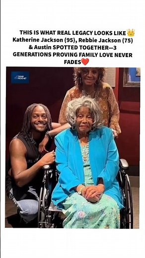 Jackson Family Legacy 😳 Katherine Jackson Spotted With Rebbie & Grandson #fyp #ytshorts #fypage