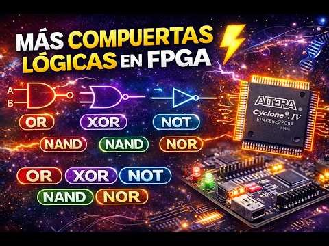 FPGA desde CERO #2 | Programando OR, XOR, NOT, NAND y NOR en Cyclone IV
