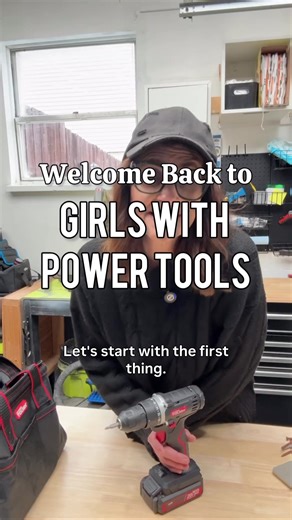 Five years ago, I didn’t know how to use a drill — and that’s exactly why I started my Girls With Power Tools series. Nobody is born knowing how to use power tools. If drills have ever felt intimidating, it’s usually not because you can’t do it… it’s because no one ever explained the basics in a simple, non-overwhelming way. That’s what this series is about. No overcomplicating. No assuming you already know things. Just breaking it down one step at a time so you can actually feel confident using