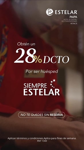 Entre montañas y aguas termales, encuentra tu próxima aventura 🌄🧖‍♀️ Reserva con anticipación y ahorra un 28% en Paipa | Hoteles Estelar