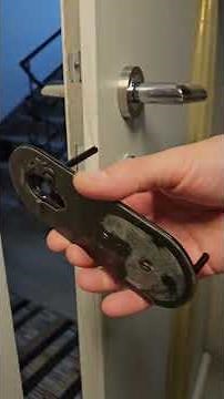 smart door lock aqara u200 lite installation on european standard Door #aqara #u200lite