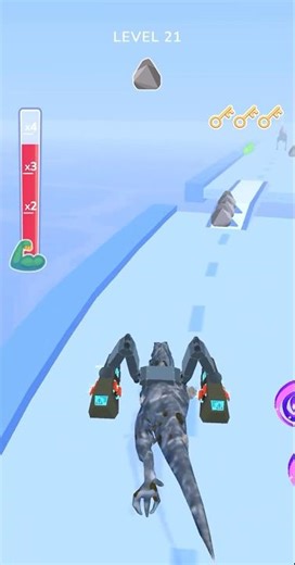 🎮 Dino Evolution Run 3D Level - #21 🦖🔥 #shorts #mobilegame