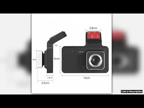 Dash Cam Front and Rear View Camera Video Recorder Dual Lens Car Dvr Cycle Recording Night Vision