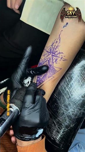 Blade cover up tattoo nature 🌲🍁✨💧