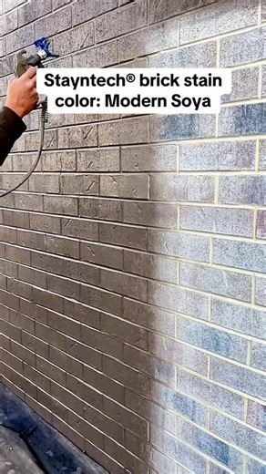 @stayntech brick stains are absorbed by masonry, resulting in a permanent matte finish that will never bubble, chip or peel. Visit shop.brickimaging.com for purchase information. #brick #brickstain #brickstaining #brickimaging #stayntech | BrickImaging Masonry Staining