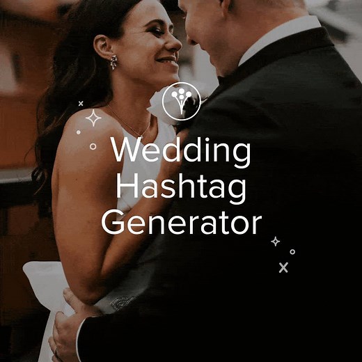 276 reactions · 103 shares | Create the perfect wedding hashtag with our free Wedding Hashtag Generator! | WeddingWire | Facebook