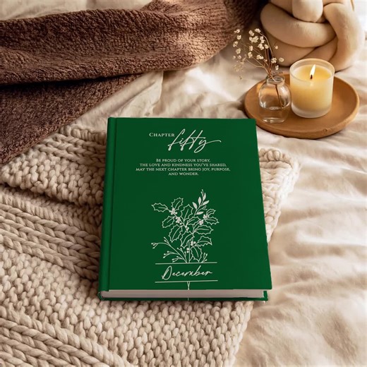 Personalized 50th Birthday Journal: Floral Guest Book, Memory Keepsake - Etsy