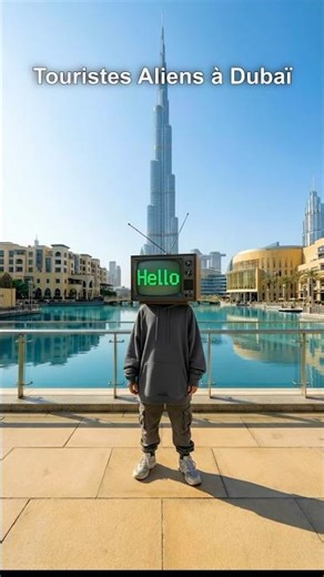 Le Chat Ninja à Dubaï 🇦🇪 | Aliens Drôles (IA) #Shorts