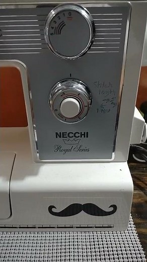 straight stitch setting necchi 4795 part one