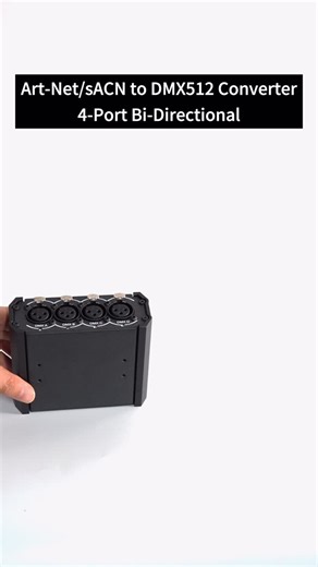 Wendy Luo on Instagram: "Art-Net/sACN to DMX512 Converter 4-Port Bi-Directional #PoE#LightingControl #StageLighting #DMX #LightShow#pknight #LightingSetup#EventLighting #StageTech #LightControl #ProLighting #LightingTips #StageGear #lightinglife#PowerCon"