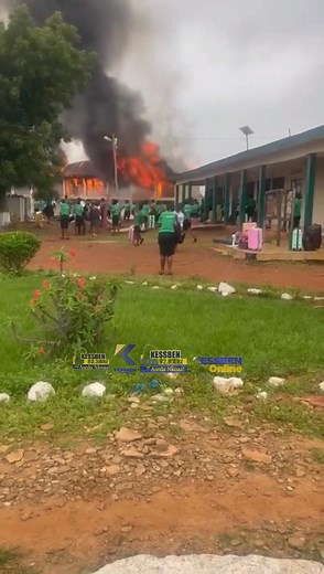 74K views · 1.1K reactions | Fire Guts Female Dormitory at Kwapong Nursing Training College in Ahafo Region #KessbenTV | Kessben TV | Facebook