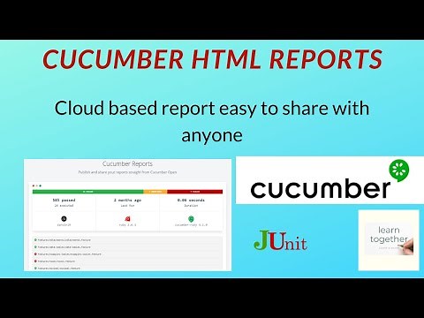 Cucumber HTML Report 6 - Using New Cucumber Inbuilt Report Service