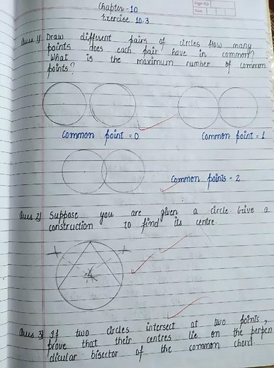 Class 9 Maths | Chapter 10 | Exercise 10.2 & 10.3