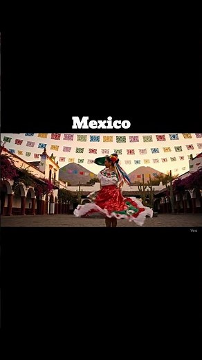 “Mexican Girl Dancing with National Flag 🇲🇽 | Traditional Folklórico Dance”