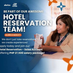 23 reactions · 6 comments | Join our Hotel Reservation - Sales Account at Alorica Makati and enjoy a PHP 27,500 salary package!  Visit us at the 5th Flr., Alphaland Southgate Tower, Chino Roces Ave. corner EDSA, Makati ⏰ Recruitment Hours: 10:00 AM – 7:00 PM  Apply today and be part of a team that creates memorable experiences. #ApplyToday #JobOpeningPH #AloricaMakati #SalesJobsPH #OwnYourFuture | Alorica Philippines | Facebook
