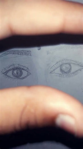 Eyes drawing. Following new trend. #art #satisfyingvideo