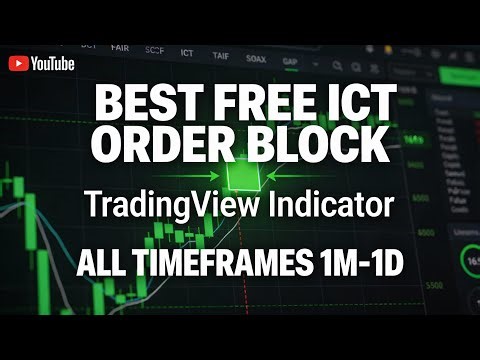 Best FREE ICT Order Block Indicator on TradingView (Works on All Timeframes!)