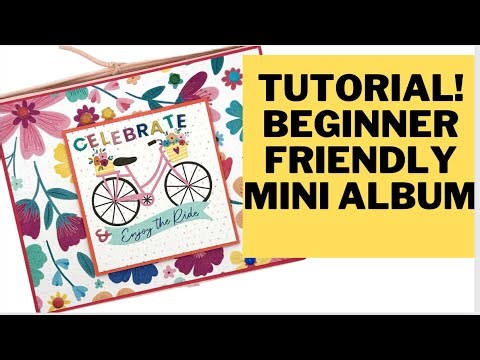 TUTORIAL! BEGINNER FRIENDLY MINI ALBUM! EASY PAGES & NO HINGES!