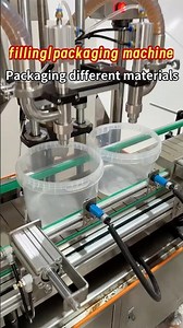 Packaging machines | Filling machines, customized solutions available#machine #packagingmachine