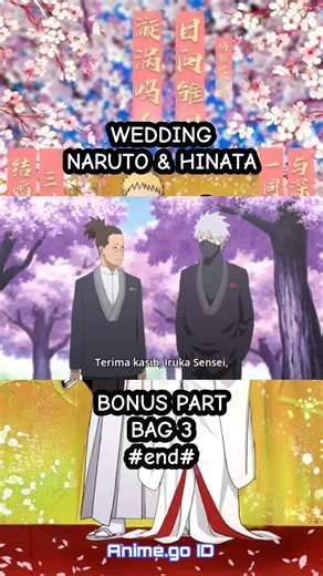 Naruto and Hinata's Beautiful Wedding Scene