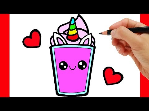 HOW TO DRAW A MILK SHAKE EASY