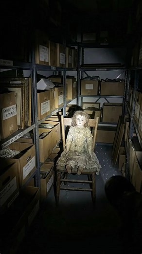 America’s Creepiest Historical Object 👁️ #creepy #abandoned #shorts #darkvibes #foundfootage