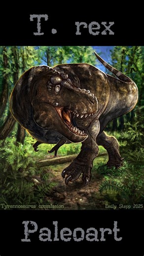 T. rex #Paleoart Speedpaint
