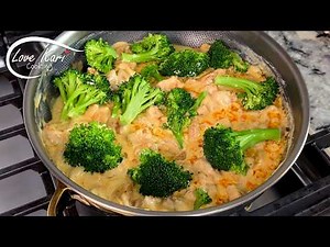Creamy Chicken Broccoli Recipe (Pollo con Brócoli)