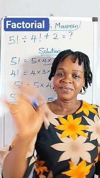 How to evaluate expression with factorials #maths #education #mathteacher