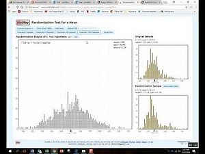 Hypothesis Testing Using Statkey