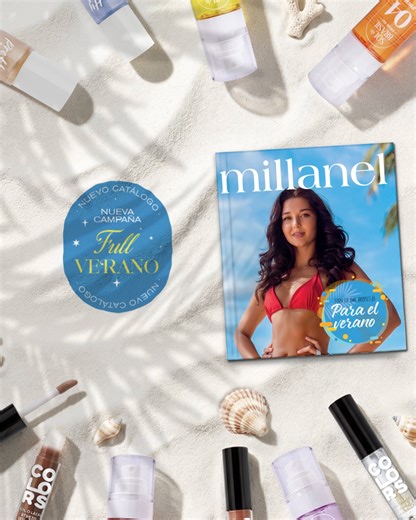 Millanel Oficial on Instagram: "📣 ¡El nuevo catálogo ya está disponible! Y todo lo que trae es perfecto para disfrutar de un verano fresco y lleno de cuidados. 🧴🪷 🌷💦 Desde fragancias livianas hasta productos para hidratarte, cuidarte y lookearte ¡Descubrilo! #TuPielTuColorTuVerano #VeranoMillanel #ModoVerano #VeranoEnTuPiel"