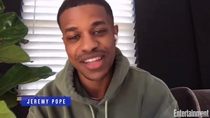 Jeremy Pope on Being "Anxious" to Film His First 'Hollywood' Scene