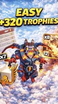 +320 PERFECT DAY 🏆The easiest 3-star strategy in Legends League. #clashofclans