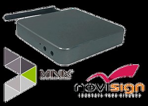 NoviSign Digital Signage Partners With MINIX to Deliver a 1-2 Punch for Small Form 4K Android Digital Signage Media Players