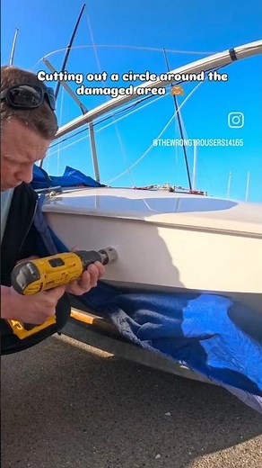 How to fix a hole in a boat