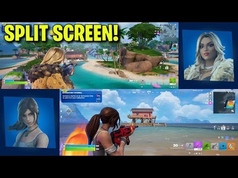 HOW TO PLAY SPLIT SCREEN in FORTNITE Chapter 7 SEASON 3! (Split Screen on PS, XBOX, SWITCH)