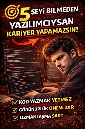 Yazılımcıysan Bu 5 Şeyi Bilmeden Kariyer Yapamazsın