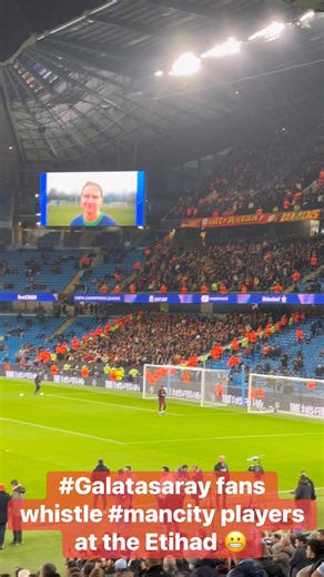 A hostile welcome for #mancity in their own stadium ahead of the #championsleague game as #Galatasaray fans make themselves heard | Manchester City FC - Manchester Evening News