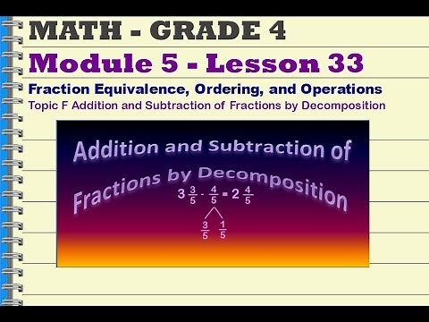 Grade 4 Mod 5 Lesson 33