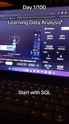 100 Days Data Analyst Challenge | SQL, Data Analysis & Python